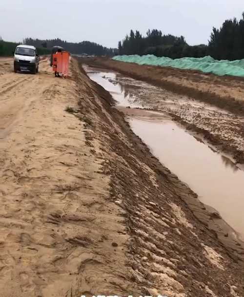 临沂兰陵县河道降水