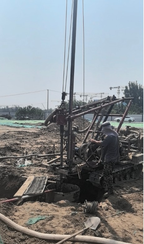临沂兰陵县工地打井
